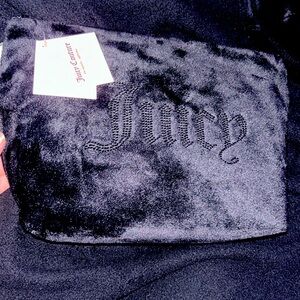 Black juicy couture make up bag